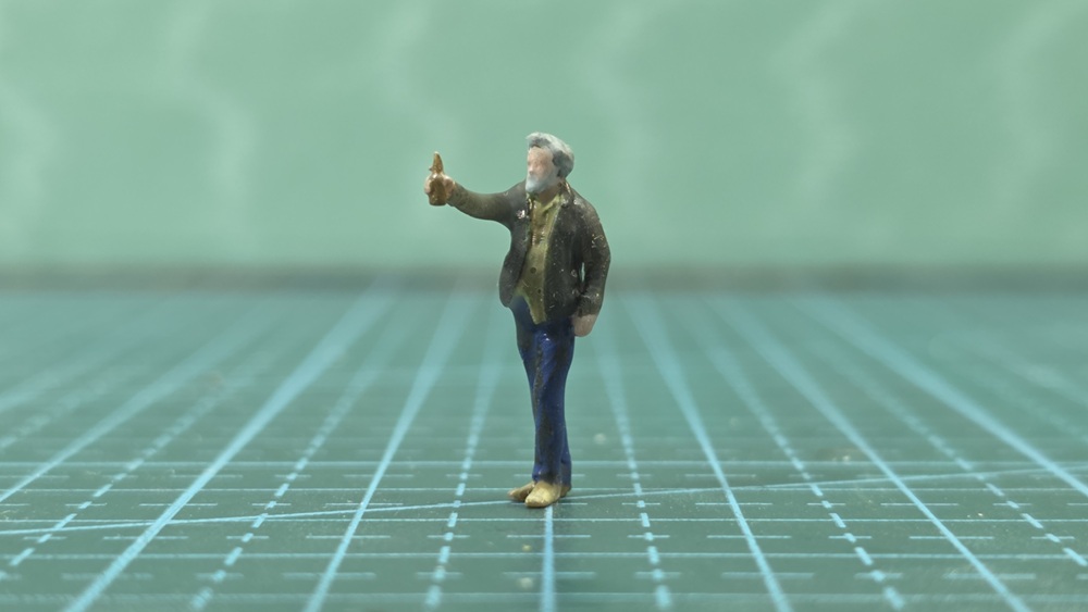 Whiskey Pete — HO Scale Figure